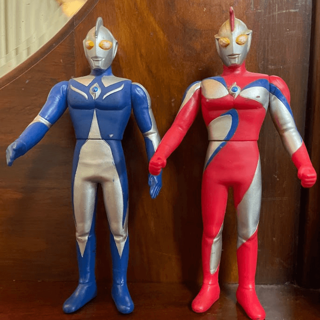 ブルマァク　ソフビ　グロンケン　帰ってきたウルトラマン　当時物　足裏記名あり ブルマァク グロンケン スタンダードサイズ 当時物 の展示中