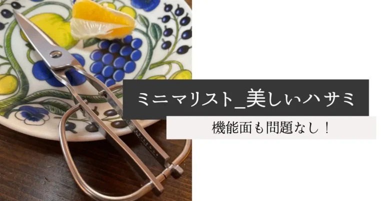 ミニマリスト_美しいハサミ